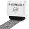 Miseyo Breiter Rollenstempel, Identitätsdiebstahl, 3,8 cm, perfekt für Sichtschutz, Diebstahlsicherheit, vertraulich, einfach für persönliche Informationen, Blockout – Weiß