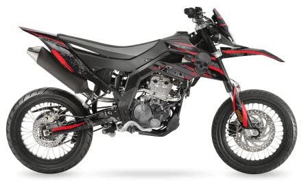 ARider Dekor (Aufkleber) für Aprilia SX 125 2018-2022 | Skull Edition (Rot)