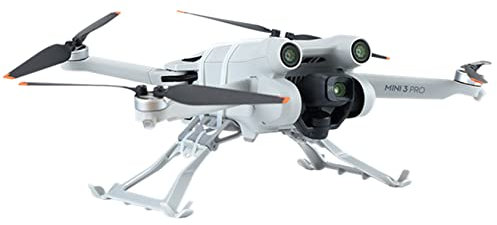 Hensych Sgancio rapido Pieghevole 53mm Aumentare il carrello di atterraggio per Mini 3 Pro Drone Skid Float Kit Drone Flight Training Staffa di Atterraggio (Attrezzatura da terra)