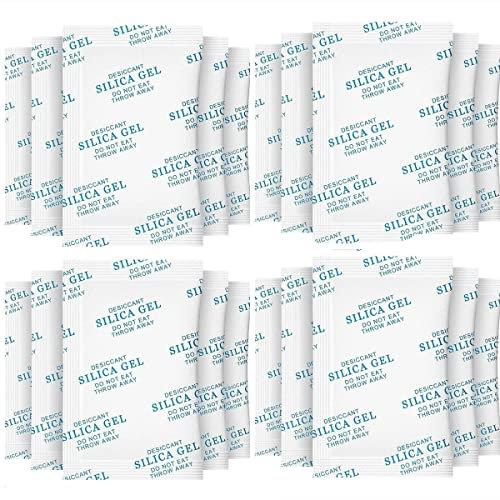 VDL Desiccant Silica Gel Sachet, 20g Desiccant Packets Moisture Absorber Dehumidifier (5)