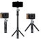 Fotopro Mini Camera Tripod with Carbon Fiber 2 Section Center Cloum 360 Degree Ball Head Extendable Portable Small Desktop Tripod for iPhone DSLR Camera,Max Height 90 CM,Load up to 3Kg