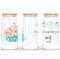 online-hut - Trinkglas - Longdrink Glas - Becher aus Glas inkl. Deckel und Strohhalm - mit Nails & Spruch - perfect nails - A-NB-09-1 (Transparent)