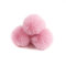 Wambere 10 Stück 6cm Pompons zum Basteln,Pompon Kunstfell Bommel Plüschbälle mit Elastischer Schlaufe,für DIY Kunsthandwerk Haarschmuck Hochzeiten Geburtstage Weihnachten Dekorationen,Rosa C