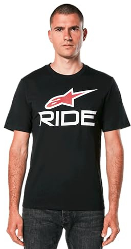 Alpinestars Herren Original Ride Logo T-Shirt Kurzarmshirt für Männer mit Rundhalsausschnitt
