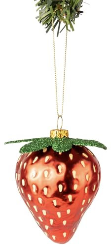 Nordic Light Weihnachtskugel Erdbeere 10 cm