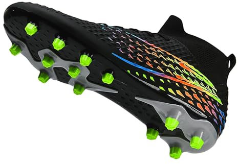 Fußballschuhe WEJIESS Kinder-, Herren- und Professionelle Outdoor-Fußballschuhe High Top Spikes Spezialisierte Fußball-Athletik-Trainingsschuhe