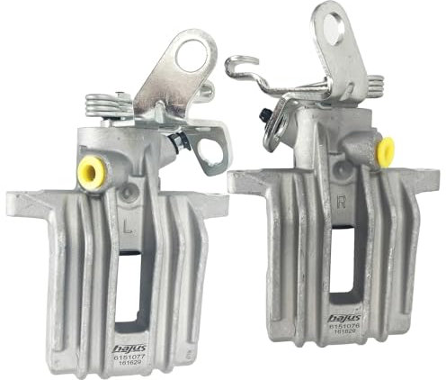 Hajus 615107677 2x Bremssattel Bremszange Hinten Rechts Links 1K0615424D 1K0615423D kompatibel mit Audi A3 2003-2013 VW Golf 2003-2016 Jetta IV 2010-2019 Seat Leon 2005-2012 Skoda Octavia II 2004-2013
