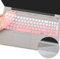 2 PCS Keyboard Cover for Lenovo V15 G4(2024), V15 G3, V15 Gen 2 / IdeaPad 1 1i 15IJL7 15ADA07 15IAU7 15ALC7 15.6 / IdeaPad Flex 5 5i 16 / Ideapad 3 3i 15.6 2023 Laptop-Pink+Clear