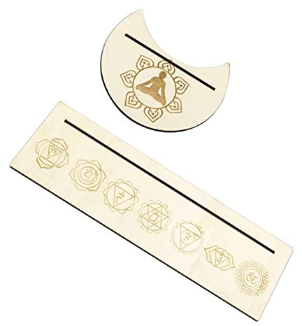 Hohopeti 1 Satz Tarotkartenhalter Tarot-Karten Bejahung Regal Dekoratives Tablett Dekortablett Schmuck Tablett Tarot-Deck-ausstellungsständer Tarotkartenanzeige Spielkartenfach Stand Holz