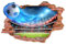 YunBey Adesivi Murali Calcio 3D Stickers Muro Cameretta Ragazzi Adesivi da Parete Calcio Adesivi Decorativi per Camera da Letto Bambini Cameretta Ragazzi (50x70cm)