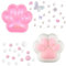 AYNKH Cat Katzenpfoten Squishy Toy, FuFu Squishy,neues rosa Squeeze Fußspielzeug für Katzen, mit 10-lustigen kleinen Bällen, Taba Squishy,Squeeze Toy,Kinder, Jugendliche und Erwachsene