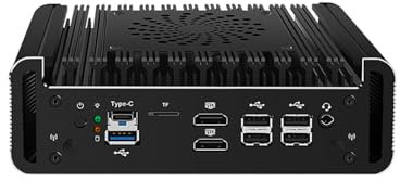 Solid Firewall Router 2x10G SFP+ i3 N305 2xi226-V 2.5G Mini PC 2xNVMe 2xHD DDR5 Proxmox ESXi AES-NI