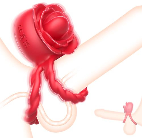 Penisring Sex Spielzeug für die Paare Extrem Sex Penis Vibrator,Sexspielzeug für Frau Männer Beide Zusammen Cock Ring,10 Rotation 10 Vibration Klitoris Stimulator Penis Vergrößerung Zeit Verlängern