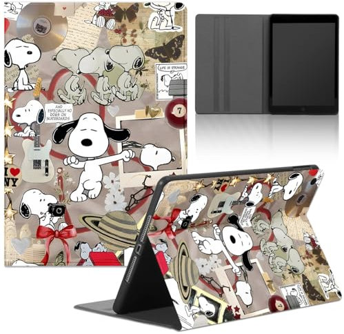 Tablet Custodia per Apple iPad 10 Generation 2022 10,9, Antiurto TPU in Pelle PU Custodia con Lindo Carino Patrón Anime Dibujos Supporto Holder Stand Flip Case con Protettiva Folio Cover, Lindo