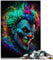 1000-teiliges Puzzle für Erwachsene, „Das Psycho-Clown-Quizspiel“, Wanddekoration, einzigartige Geburtstags, 38x52cm