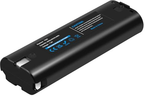 Awekamer 7.2V 4800mAh Ni-MH Replacement Battery for Makita 7000, 7002, 7033, 191679-9, 632002-4, 632003-2, 192532-2, 192695-4