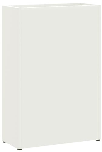 vidaXL Moderner weißer Regenschirmständer mit einfachem Design | Stylische und robuste Holzlösung zur Aufbewahrung - Ordnung für Flur, Eingangsbereich, Halter, Regal, Organizer für den Haus-Eingang