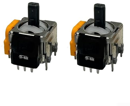 Modulo sensore joystick analogico 3D effetto Hall per PS4, per PS5, per XBOX, sostituzione controller Switch Pro, potenziometro Rocker ad alta precisione, giallo (per PS5 (V4))