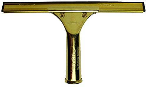 Ettore 10010 ProSeries Brass Squeegee, 10-Inch