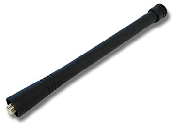 vhbw antenna compatibile con Motorola GP320, GP340, GP360, GP380, GP344, GP388 radiotrasmettitori - 14 cm, nero
