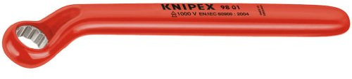Knipex 98 01 12 1000 V isoliert 12 mm gekröpft Rohrsteckschlüssel