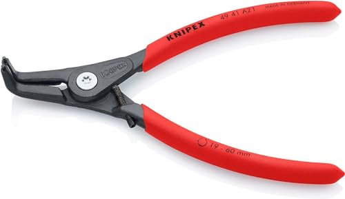 Knipex 49 41 A21 90 Degree Angled External Circlip Plier, Multi-Colour, 19 - 60 mm