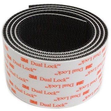 Klettband selbstklebend 3M Dual Lock SJ3550 Klettband schwarz 50,8mm x 1m