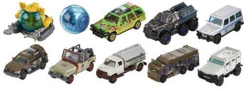 Mattel Matchbox FMW90 Jurassic World Die-Cast Sortiment