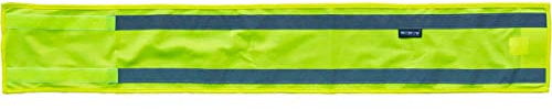 Wowow Reflexband gelb reflektierend ca 15x95 cm mit Klettverschluß Fahrrad