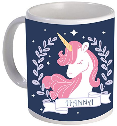 Edward Sinclair Taza de unicornio personalizada con nombre