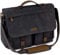 VASCHY Laptop-Umhängetasche mit 15,6 Zoll (39,6 cm), Vintage, wasserdicht, Wachstuch, Schultertasche mit gepolstertem Schultergurt, 15,6 - Grau, 15.6inch
