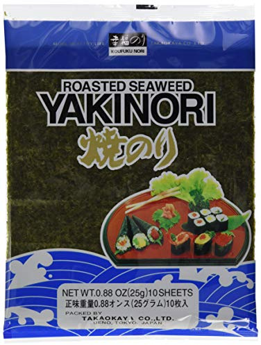 Takaokaya Seealgen, geröstet (Yaki Nori) (1 x 25 g Packung)