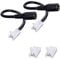 JAUHOFOGEI LED Strip Verbinder 2 polig für 8mm Breite Einfarbige LED Streifen, Adapter DC Buchsenstecker Zwischen LED Streifen und ein LED Dimmer order Stromversorgung, Max Ampere 5A, 2 Stück