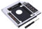 Disque Dur Caddy Tray, 12,7 mm Aluminium SATA HDD SSD Enclosure Hard Drive Bay Support Hard Disk 2.5 HDD SATA SATAII SDD CD-ROM, Universal Optical DVD Adapter for Laptop