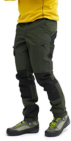 RevolutionRace Herren Nordwand Pants, Hose zum Wandern und für viele Outdoor-Aktivitäten, Forest Green, S