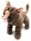 Onwomania Plüschtier Stofftier Kuscheltier Katze Waldkatze Wildkatze Länge 25 cm Braun