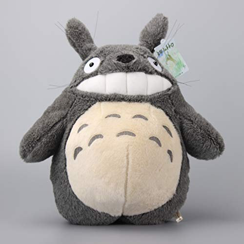 uiuoutoy Cat Plüsch Kissen Katze Kuscheltier Stofftier Sofa Dekokissen Anime Baumwolle Spielzeugkissen Geschenk (Grin Cat)