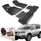 Trimak Passgenau 3D Fussmatten Auto Kompatibel mit Nissan X-Trail 2 Gen 2007-2013 Auto Zubehör 1. Und 2. Reihe Gummimatten Autos TPE Allwetter Geruchlos rutschfest Vorne und Hinten Schwarz
