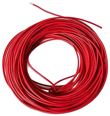 15 m Battery Cable H07V-K 4 mm² Power Cable Vehicle Cable Red PVC Core Cable