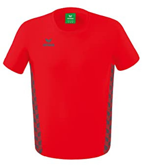 Erima Herren Essential Team Sport T-Shirt (2082209), rot/Slate Grey, 3XL