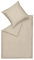 Schöner Wohnen Kollektion Bettwäsche Pure 135x200 Sand - Bettwäsche Baumwolle - Bettwäscheset mit Kopfkissenbezug 4teilig - 2X Kissenbezug 80x80