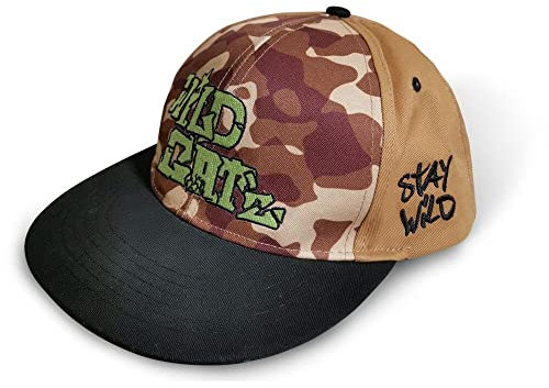 Black Cat Wild Cat'z Cap - Angelcap für Welsangler, Basecap für Angler, Schirmmütze, Angelhut