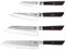 Kotai Le Set Complet Bunka 4 pièces : 4 couteaux (couteau d'office Bunka 90mm + Petty Bunka 135mm + Santoku Bunka 170mm + Kiritsuke 210mm)