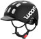 woom Kids Helm, Fahrradhelm für Kinder, mit Visier, für Jungen und Mädchen, 50–53 cm, Größe S, Verstellbar, Aufprallschutz, Schwarz (Black)