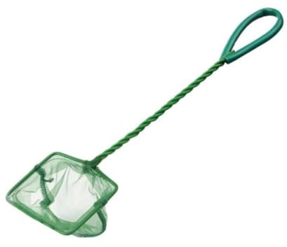 WARESHARK Aquarium Fish Net Quick Catch Mesh Landing Net 30cm Long Plastic Handle for Tank Net
