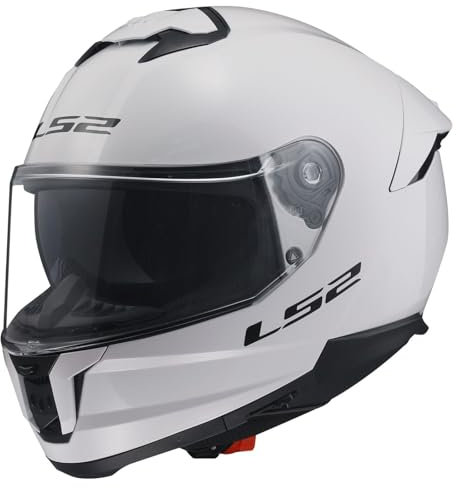 LS2, Integraler Motorradhelm Stream II SOLID Gloss White, M