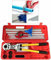 Fricienc Presszange TH-Kontur Rohrpresszange 16-32mm mit TH-Konturpressenzange Montage-Werkzeug-Set Profi Presswerkzeug Biegefedern Rohrschere Kalibrierer