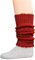 Hirsch Natur, Merino Kinder Beinstulpen Grobstrick, 100% Schurwolle (kbT) (Rot)