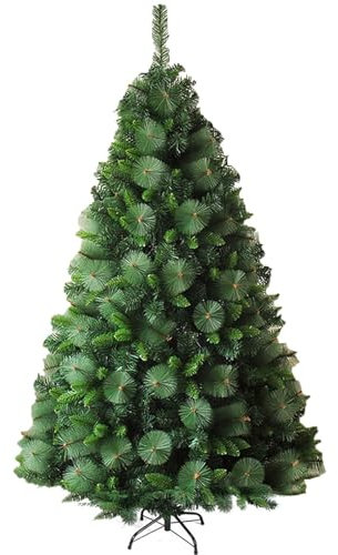 Generisch Künstlicher Weihnachtsbaum, Automatisch Verschlüsselter Weihnachtsbaum Tannennadel-Weihnachtsbaum Für Innen- Und Außendekoration(210cm(6.9ft), Green)
