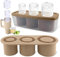 Tcamp Tumbler Ice Mold, Ice Cube Tray With Lid and Bin for 30-40 oz Tumbler Cup, Silicone Ice Cube Molds for Chilling Cocktails, Whiskey, Drinks, Coffee, Tea, Ice Maker (Brown)